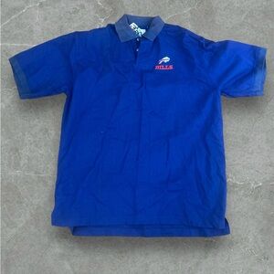 VTG BUFFALO BILLS PRO ELITE BLUE POLO SHIRT- XXL-